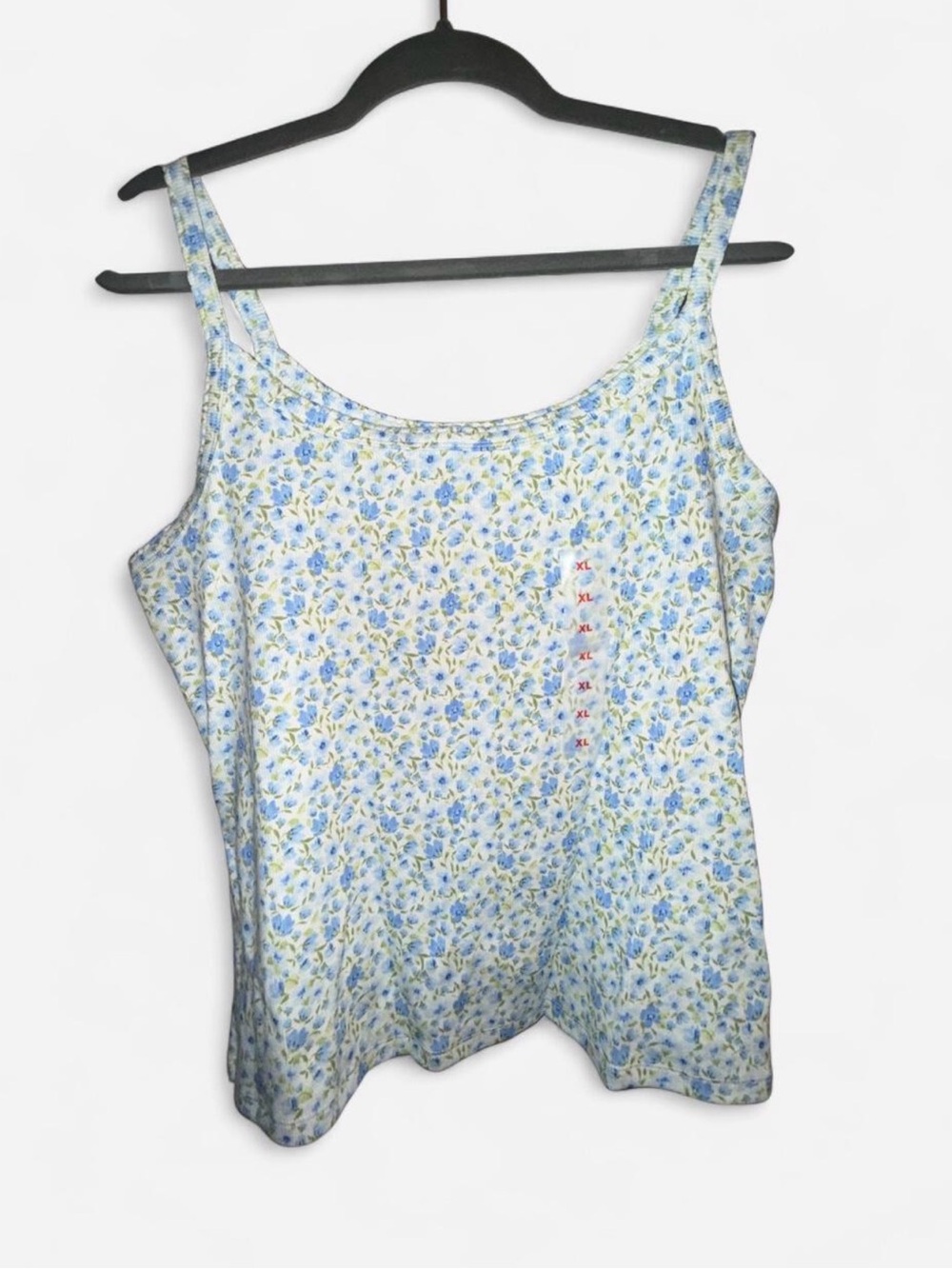 Women’s Old Navy Floral Blue & White Sleeveless Tank Top